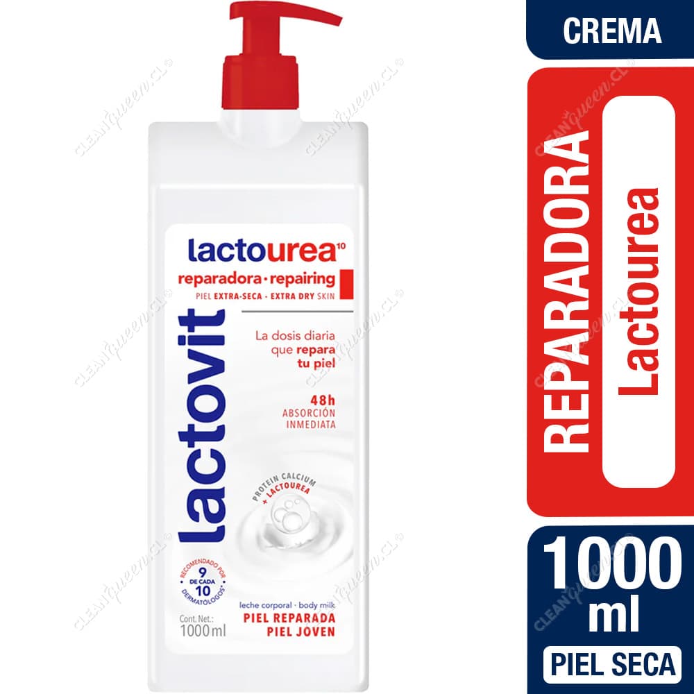 Lactovit Crema Corporal Reparadora Lactourea 1000 ml
