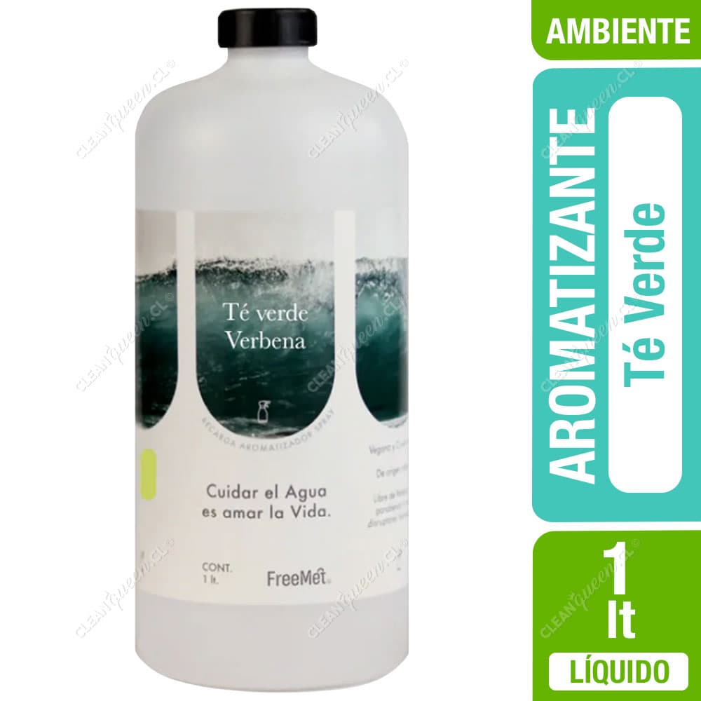 Freemet Aromatizador Ecológico Té Verde - Verbena Recarga 1 L