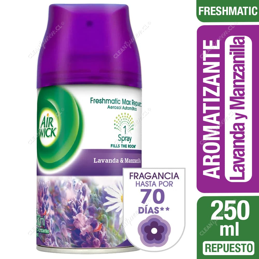 Air Wick Repuesto Aromatizante Freshmatic Lavanda y Manzanilla 250 ml