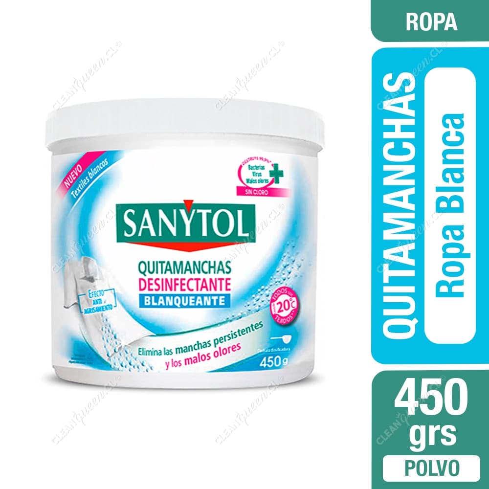 Sanytol Quitamanchas Desinfectante Ropa Blanca 450 g